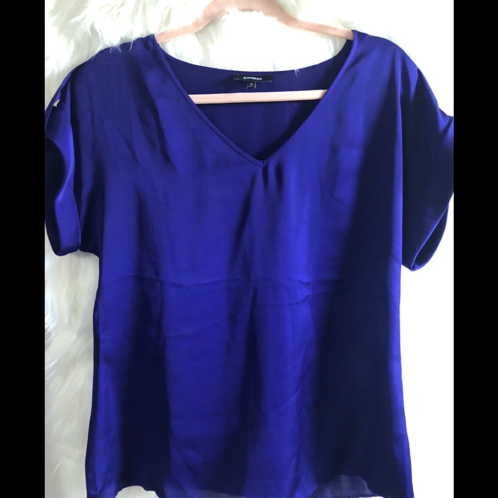 Express purple blouse